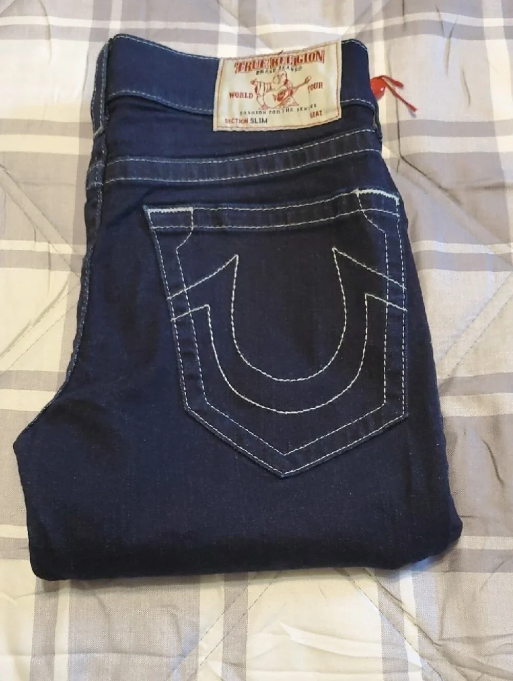 True Religion Men's Skinny Jeans - Dark Blue